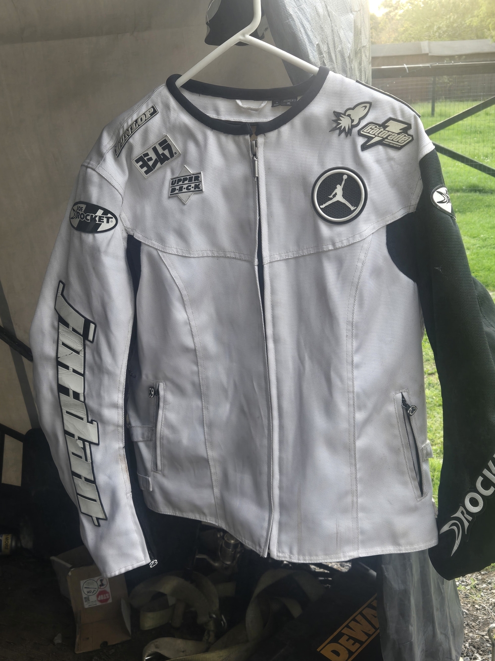 Collectible MICHAEL JORDAN Moto Jacket. XL